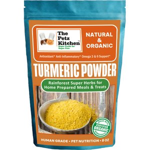 The Petz Kitchen Turmeric Powder Dog & Cat Supplement, 8-oz bag