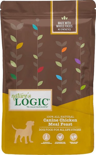 Nature's Logic Canine Chicken Meal Feast All Life Stages Dry Dog Food, 25-lb bag slide 1 of 9