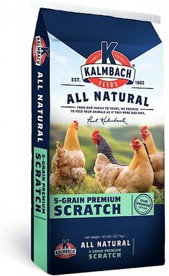 Kalmbach Feeds All Natural 5-Grain Premium Scratch Chicken Feed, 50-lb bag, slide 1 of 1