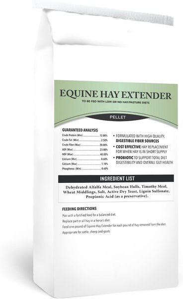 Kalmbach Feeds Hay Extender Forage Hay Flavor Pellets Farm Animal & Horse Supplement, 50-lb bag slide 1 of 1
