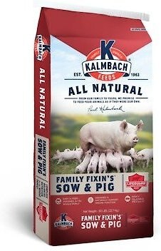 Kalmbach Feeds Family Fixin's Sow Pellet Pig Feed, 50-lb bag slide 1 of 3