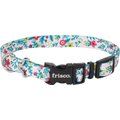 Frisco Spring Floral Polyester Dog Collar, Small: 10 to 14-in neck, 5/8-in wide