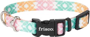 Frisco Pastel Tie Dye Polyester Dog Collar, X-Small: 8 to 12-in neck, 5/8-in wide