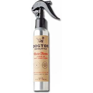 Dogtor Doolittle Mane Tamer Leave-In Dog Conditioner Spray, 4-oz bottle
