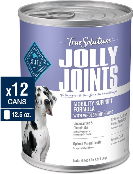 Blue Buffalo True Solutions Jolly Joints Mobility Support Formula Wet Dog Food, 12.5-oz, case of 12 slide 1 of 8