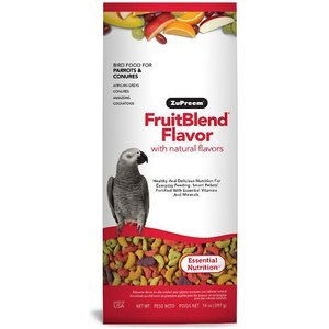 ZuPreem FruitBlend Flavor Parrot & Conure Food, 0.875-lb bag