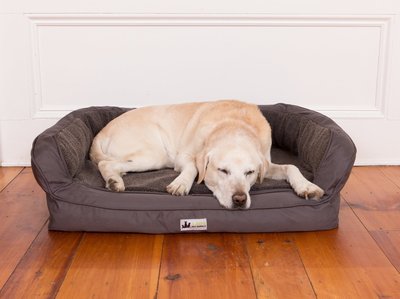 3 Dog Pet Supply EZ Wash Headrest Orthopedic Bolster Dog Bed w/Removable Cover, slide 1 of 1