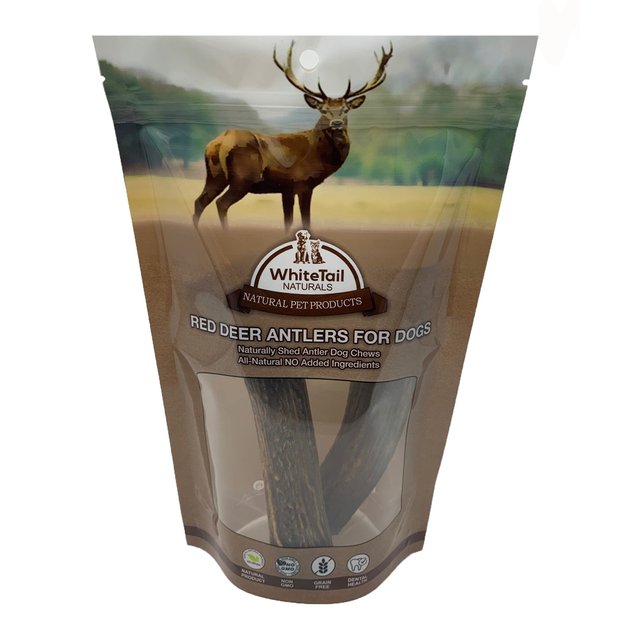 Sourced in USA Premium Deer Antlers for Dogs | Extra Large XL WhiteTail Naturals Naturally Shed | All Natural Antler Chew 