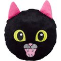 Frisco Black Cat Round Plush Squeaky Dog Toy