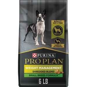 Purina Pro Plan Weight Management Chicken Adult Small Breed Formula Dry Dog Food, 6-lb bag