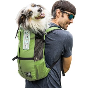 K9 Sport Sack Trainer Dog & Cat Carrier Backpack, Green, Medium