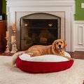 Happy Hounds Scooter Deluxe Round Pillow Dog Bed w/ Removable Cover