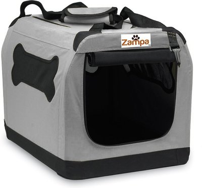Zampa Double Door Collapsible Soft-Sided Dog Crate, slide 1 of 1