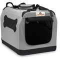 Zampa Double Door Collapsible Soft-Sided Dog Crate