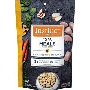 Instinct Freeze-Dried Raw Meals Cage-Free Chicken Recipe Grain-Free Dog Food, 9.5-oz bag