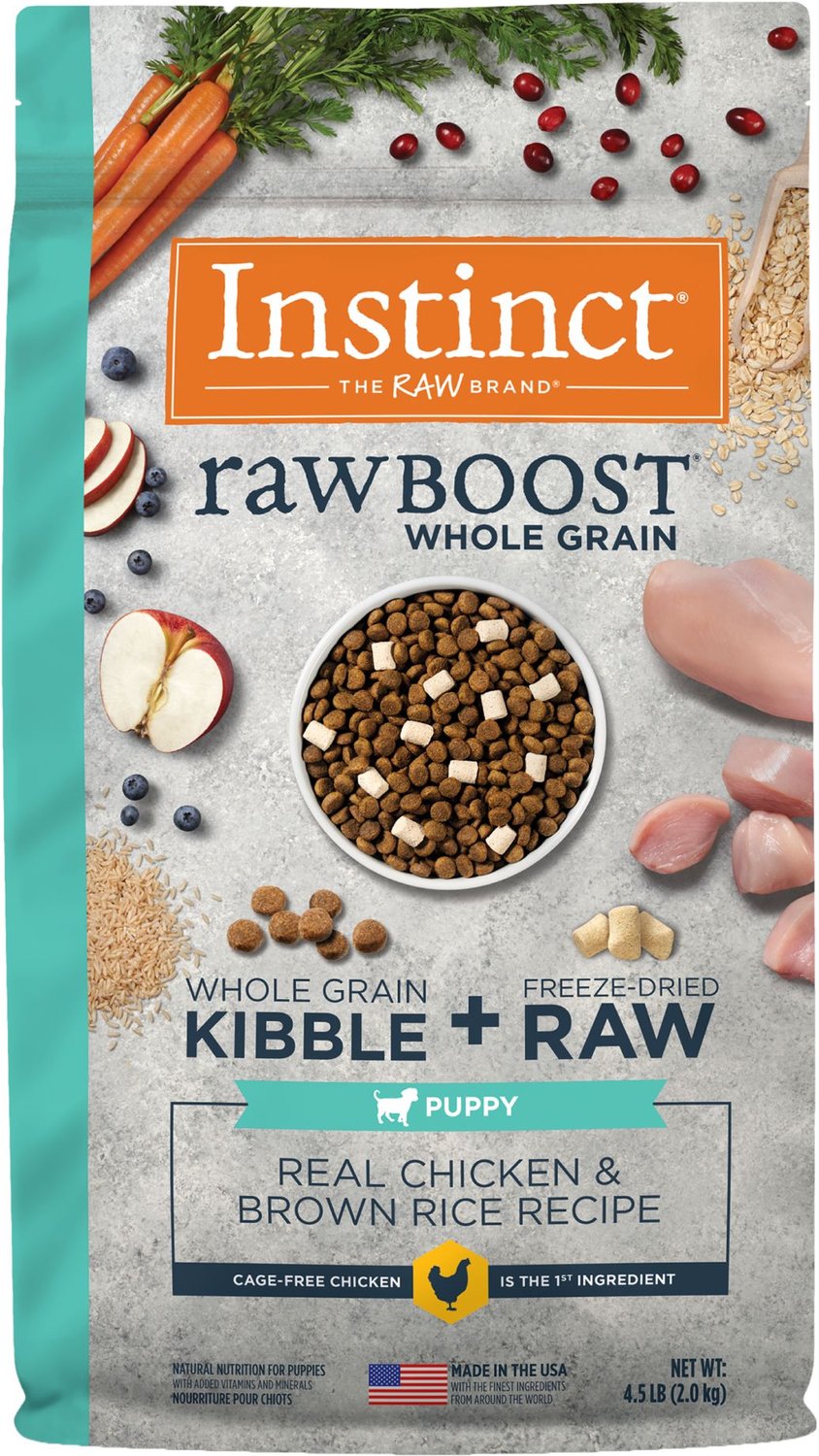 instinct raw dog food