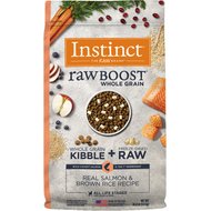 Instinct Raw Boost Whole Grain Real Salmon & Brown Rice Recipe Freeze-Dried Raw Coated Dry Dog Food