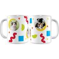 Frisco Colorful Shapes Personalized Coffee Mug