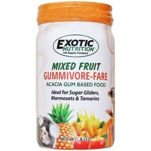 Exotic Nutrition Gummivore-Fare Mixed Fruit Sugar Glider Food, 8-oz jar