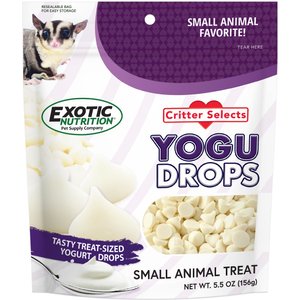 Exotic Nutrition Critter Selects Yogu Drops Small Animal Treats, 5.5-oz bag