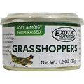 Exotic Nutrition Grasshoppers Hedgehog Treats, 1.2-oz can