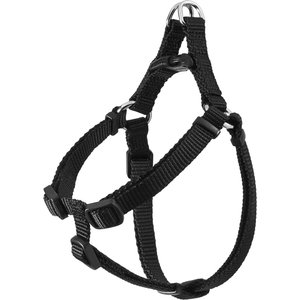 Frisco Nylon Step In Back Clip Dog Harness, Black, X-Small: 12 to 18-in chest