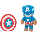 Marvel 's Captain America & Shield Plush Cat Toy with Catnip, 2 count
