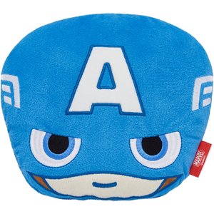 Marvel 's Captain America Round Plush Squeaky Dog Toy