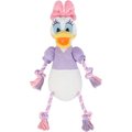 Disney Daisy Duck Plush with Rope Squeaky Dog Toy 