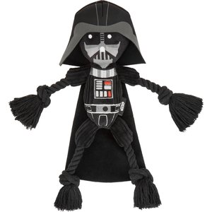 STAR WARS DARTH VADER Plush with Rope Squeaky Dog Toy 