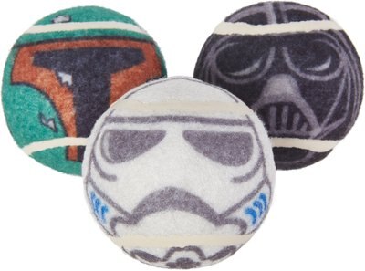 STAR WARS GALACTIC EMPIRE Fetch Squeaky Tennis Ball Dog Toy, slide 1 of 1