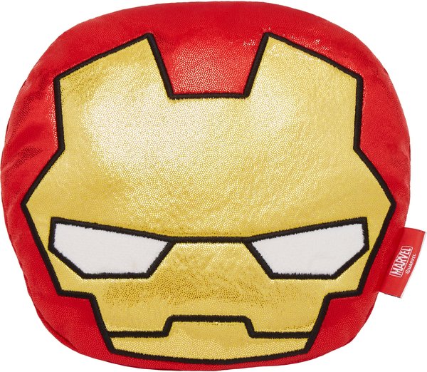 Marvel 's Ironman Round Plush Squeaky Dog Toy slide 1 of 4