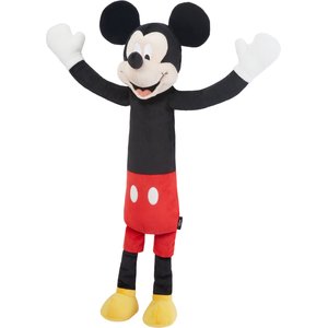 Disney Mickey Mouse Wagazoo Plush Squeaky Dog Toy, Extra Long 
