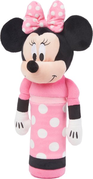 Disney Minnie Mouse Bottle Plush Squeaky Dog Toy slide 1 of 4