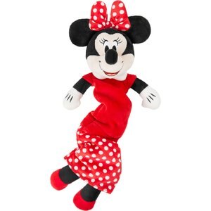 Disney Minnie Mouse Bungee Plush Squeaky Dog Toy 