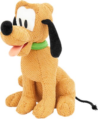 Disney Pluto Textured Plush Squeaky Dog Toy, slide 1 of 1