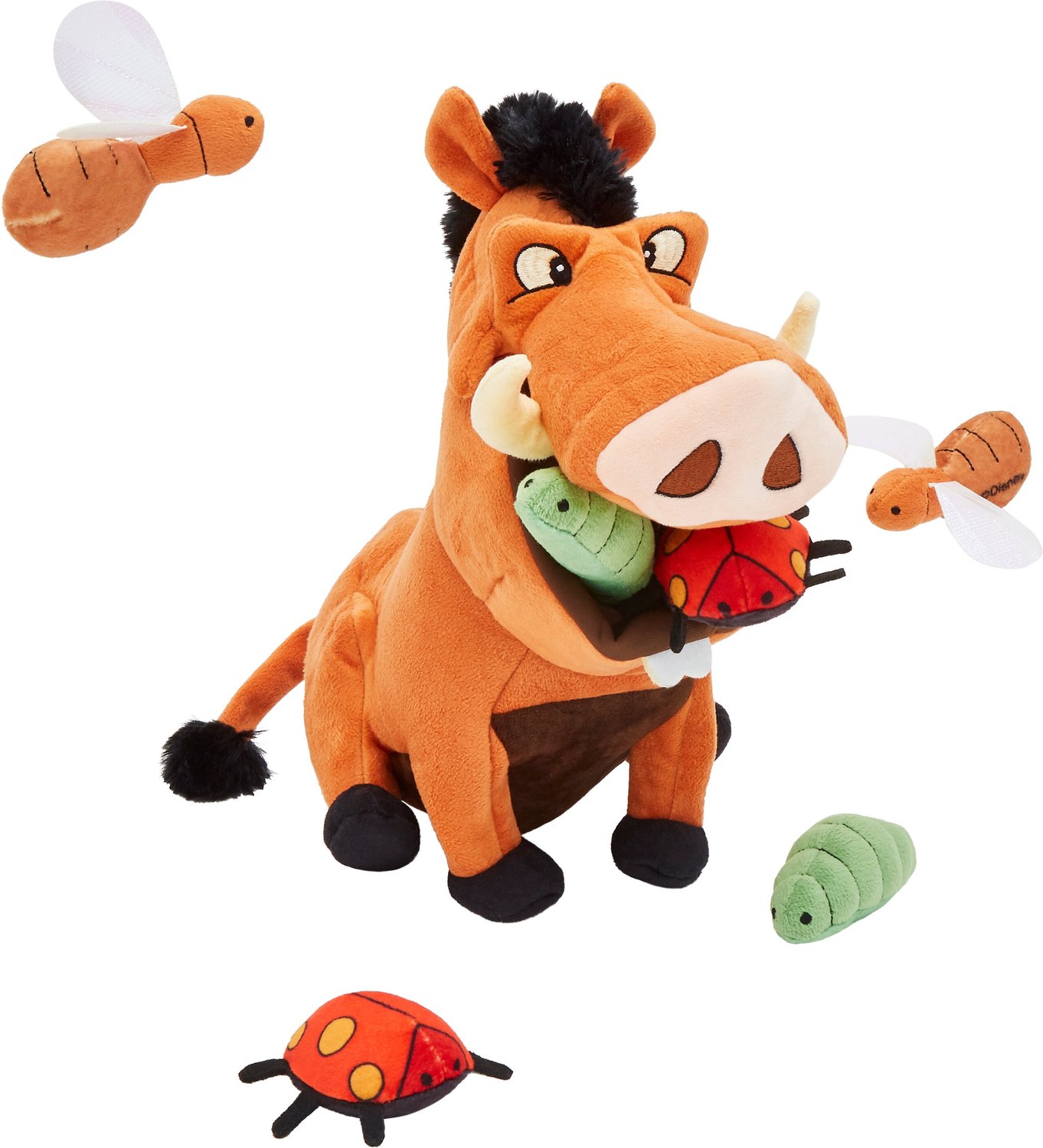 Disney Pumbaa Hide and Seek Puzzle Plush Squeaky Dog Toy