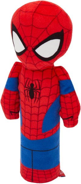 Marvel 's Spider-Man Bottle Plush Squeaky Dog Toy slide 1 of 4