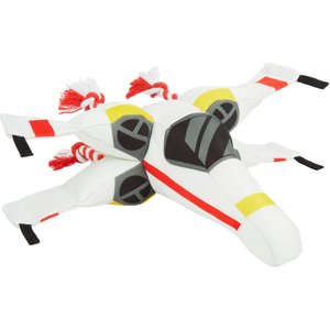 STAR WARS X-WING STARFIGHTER Plush Squeaky Dog Toy 