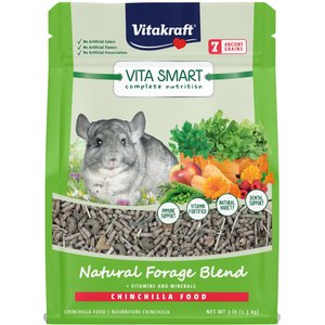 Vitakraft VitaSmart Fortified Nutrition Chinchilla Food, 3-lb bag