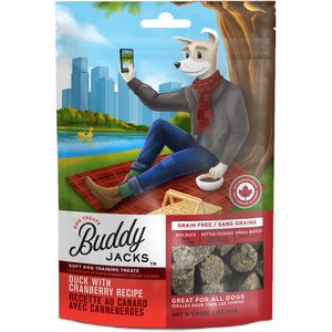 Buddy Jack's Duck with Cranberry Recipe Grain-Free Dog Treats, 2-oz bag