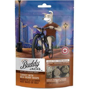 Buddy Jack's Turkey with Goji Berry Recipe Grain-Free Dog Treats, 2-oz bag