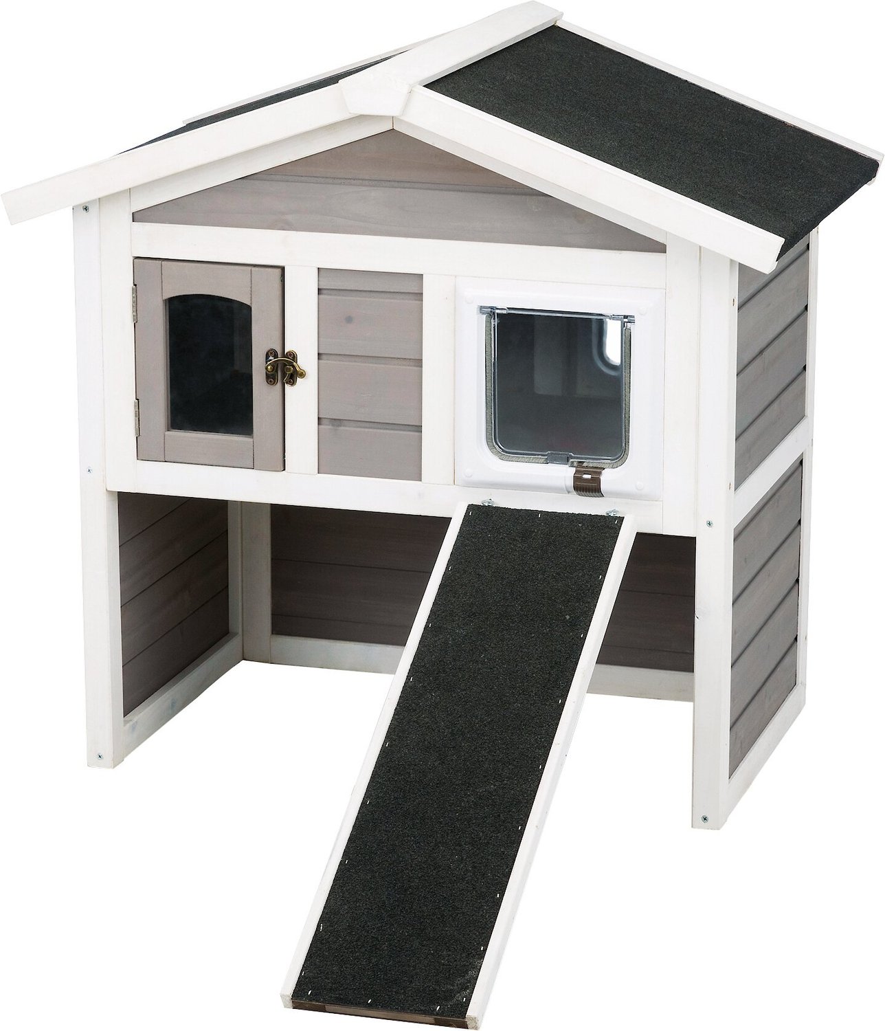 TRIXIE Natura Insulated Cat House with Ramp