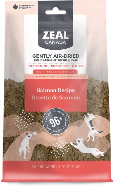 Zeal Canada Gently Salmon Recipe Grain-Free Air-Dried Dog Food, 8.8-lb bag slide 1 of 6