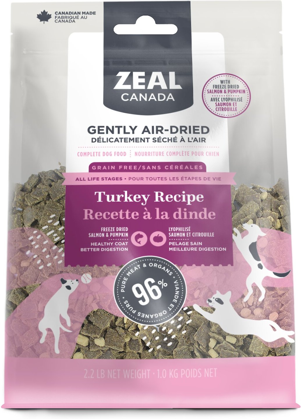 Zeal Canada Gently Air-Dried Turkey Recipe & Freeze-Dried ...