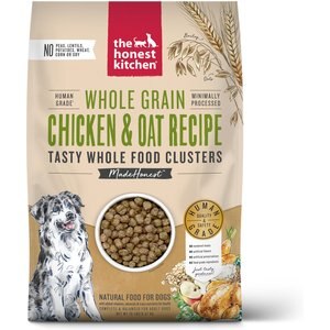 The Honest Kitchen Food Clusters Whole Grain Chicken & Oat Recipe Dog Food, 20-lb bag
