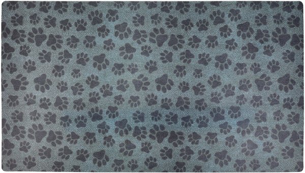 Drymate Paw Dots Black Dog Placemat, Large slide 1 of 7
