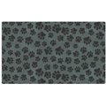 Drymate Paw Dots Black Dog Placemat, Large