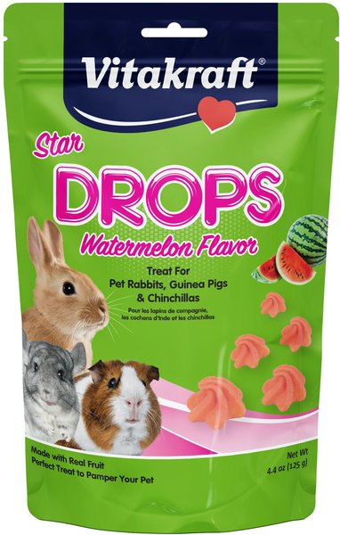 Vitakraft Drops Watermelon Flavor Small Animal Treats, 4.44-oz bag slide 1 of 3