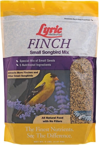 Lyric Finch Small Songbird Mix Wild Bird Food, 5-lb bag slide 1 of 8